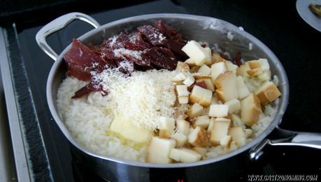 Risotto con Scamorza e Bresaola Risotto con Scamorza e Bresaola