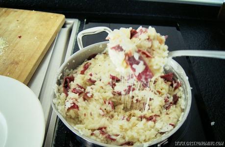 Risotto con Scamorza e Bresaola Risotto con Scamorza e Bresaola