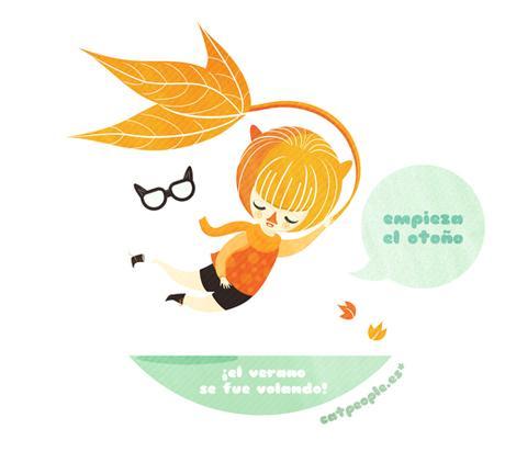 Otoño empieza el otoño, el verano se fue volando