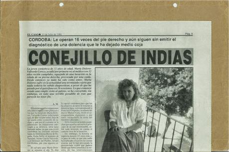 Reclamación al hospital reina Sofía Córdoba 14 años esperando para que me opere