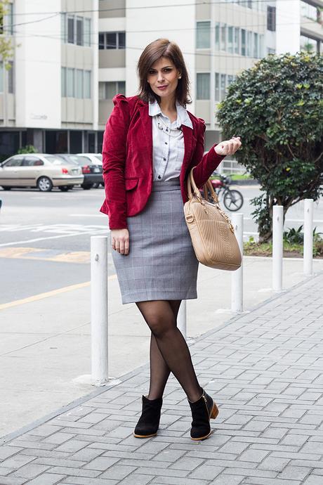 Mis Looks - Con falda y booties!