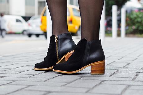 Mis Looks - Con falda y booties!