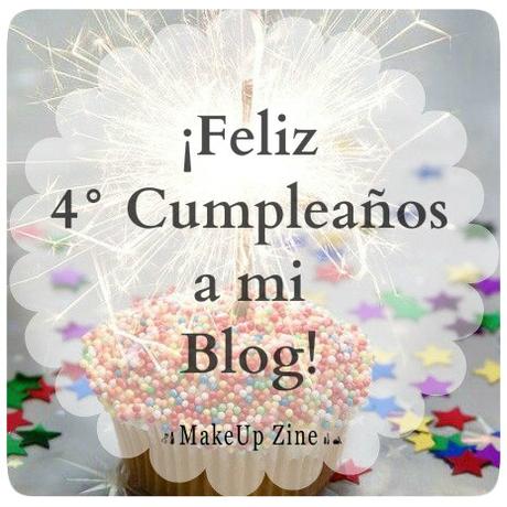 ★ Feliz 4° Cumpleaños a mi Blog ★