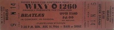 50 Años: 14 Ago. 1966 - Municipal Stadium - Cleveland, Ohio [VIDEO]