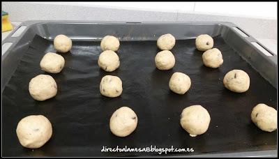 Galletas de chocolate y nueces