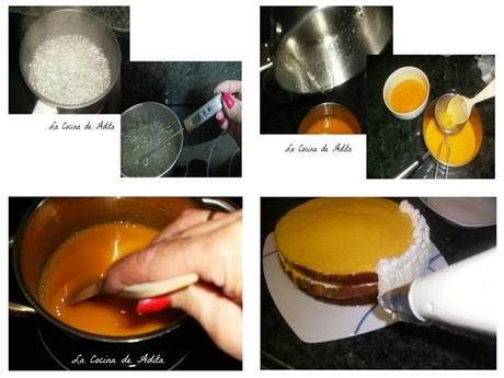 Tartitas con flor de merengue