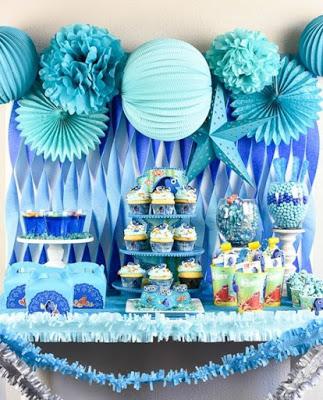 Finding Dory Party Ideas Decor - Buscando a Dory Decoración Fiestas.