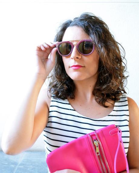 Vestido de rayas y complementos fuscia_look_mivestidoazul (13)