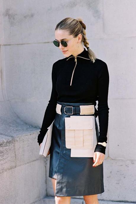 Imprescindibles de moda: falda de piel negra