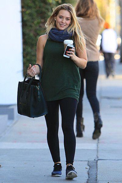 Hilary Duff.. i completely adore this outfit.. it's simple, comfortable & so cute: 