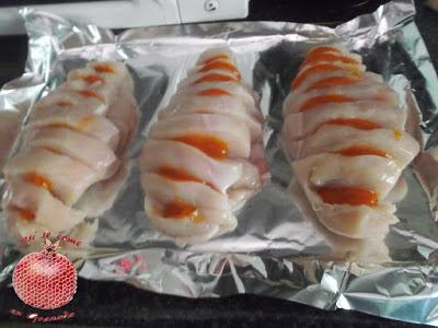 Pechuga de pollo Hasselback