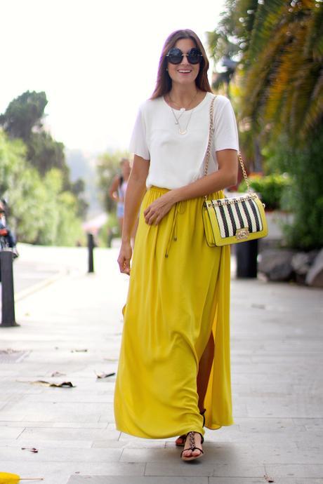 Mustard Maxiskirt Mustard Maxiskirt