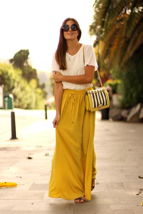 Mustard Maxiskirt Mustard Maxiskirt