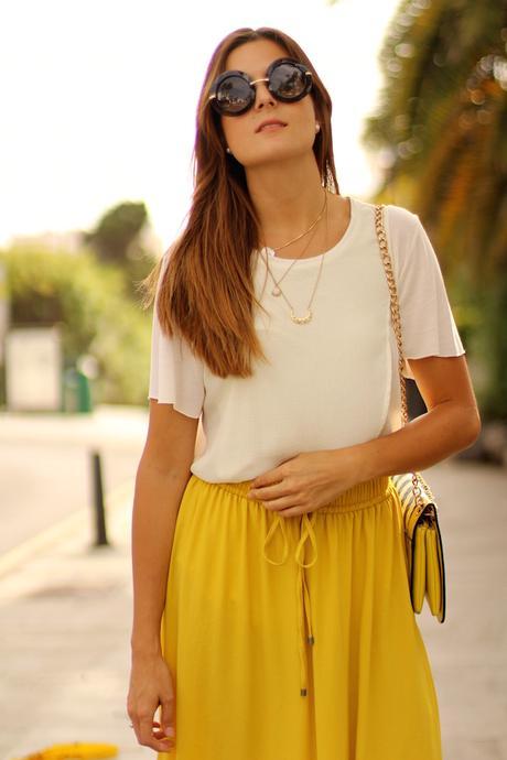 Mustard Maxiskirt Mustard Maxiskirt