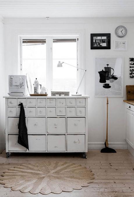 Ideas para decorar con muebles pintados en blanco - Paperblog
