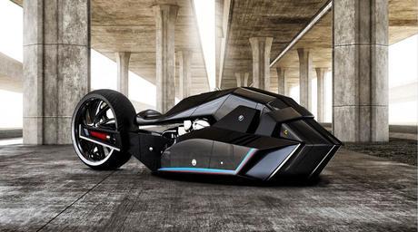 BMW TITAN CONCEPT La moto del futuro según BMW y Mehmet D...