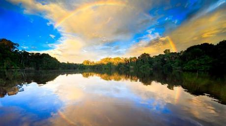 Río Amazonas a su paso por el Ecuador.