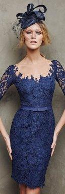 Invitadas con vestidos de encaje
