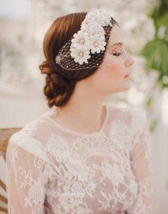 30 TOCADOS DIFERENTES PARA CADA ESTILO DE NOVIA tocado de novia