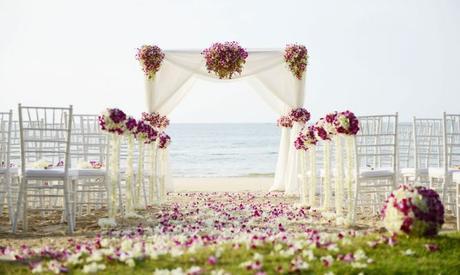 DECORACION PARA UNA BODA AL AIRE LIBRE Decoración para una boda al aire libre