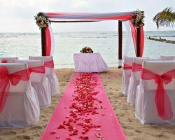 Decoración para una boda al aire libre