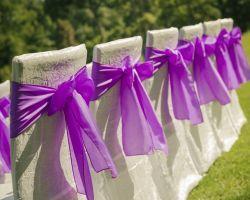 Decoración para una boda al aire libre