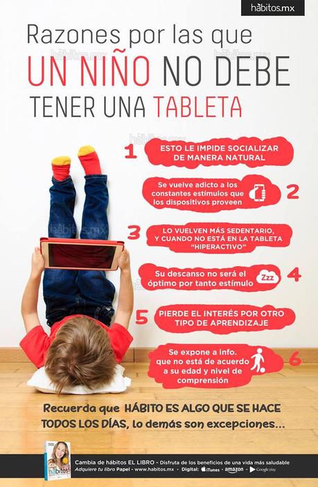 Razones por las que un niño no debe tener una Tableta