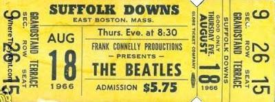 50 Años: 18 Ago. 1966 - Suffolk Downs - Boston, Massachusetts