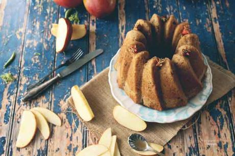 Apple Spice Bund twith Salted Caramel Sauce #BundtBakers Apple Spice Bund twith Salted Caramel Sauce #BundtBakers