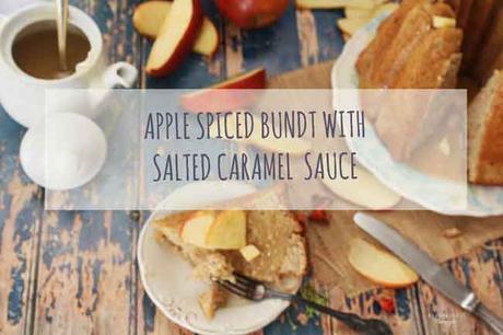 Apple Spice Bund twith Salted Caramel Sauce #BundtBakers Apple Spice Bund twith Salted Caramel Sauce #BundtBakers
