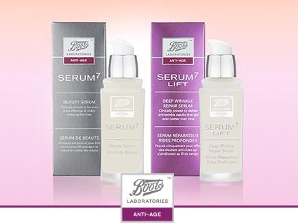 Serum de Belleza “Serum7” y Serum Corrector de Arrugas Profundas “Serum7 Lift” – la nueva generación de serums antiedad de BOOTS