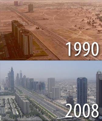 Dubai Antes/Después: IFC (1990-2008)