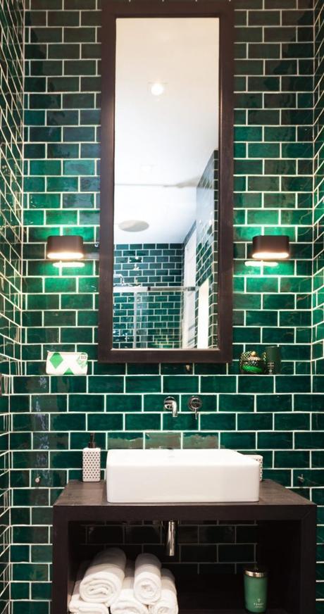 baño azulejo cristal