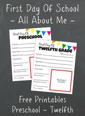 Imprimibles Escolares - Free Printables or School - A las Clases!!