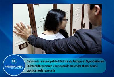 Cuidado: GERENTE MUNICIPAL INTETA ABUSAR DE JOVEN ESTUDIANTE…