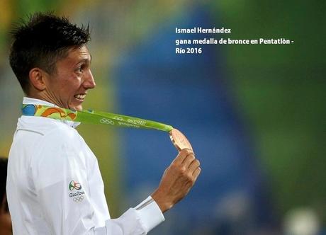 Ismael Hernández gana medalla de bronce en Pentatlón Moderno