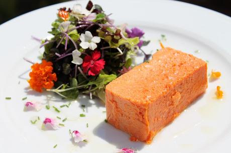 Mousse de pimientos del piquillo.