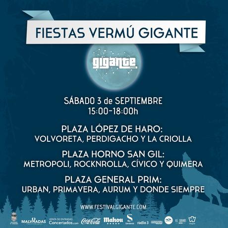 Festival Gigante 2016, vermouth sessions