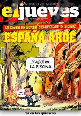 Semana negra en Galicia, acosada por el fuego.