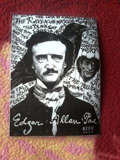 Mis nuevos marcapáginas caseros de Edgar Allan Poe