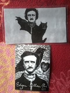 Mis nuevos marcapáginas caseros de Edgar Allan Poe