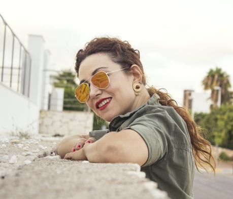 Look con Mono Aviador-Aviator Jumpsuit Outfit Look con Mono Aviador-Aviator Jumpsuit Outfit