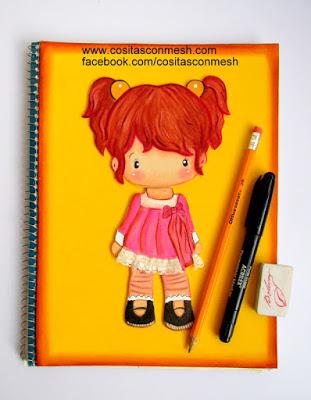 Cómo decorar cuadernos para niños paso por paso