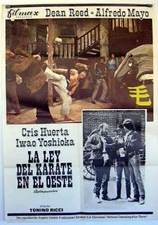 LEY DEL KÁRATE EN EL OESTE, LA (Storia di karatè, pugni e fagioli) (España, Italia; 1973) Comedia, Spaguetti Western