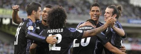Real Madrid goleó 3-0 a Real Sociedad con goles de Bale y Asensio Real Madrid goleó 3-0 a Real Sociedad con goles de Bale y Asensio
