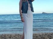 Chaleco denim vestido boho
