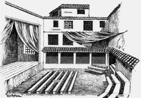 Aspecto general de un corral de comedias