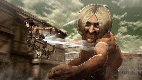 Attack on Titan Wing of Freedom Action_Mikasa
