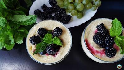 Mousse de uvas blancas Mousse de uvas blancas