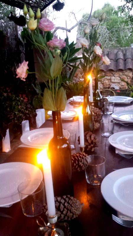 La decoración de mi cena de cumpleaños